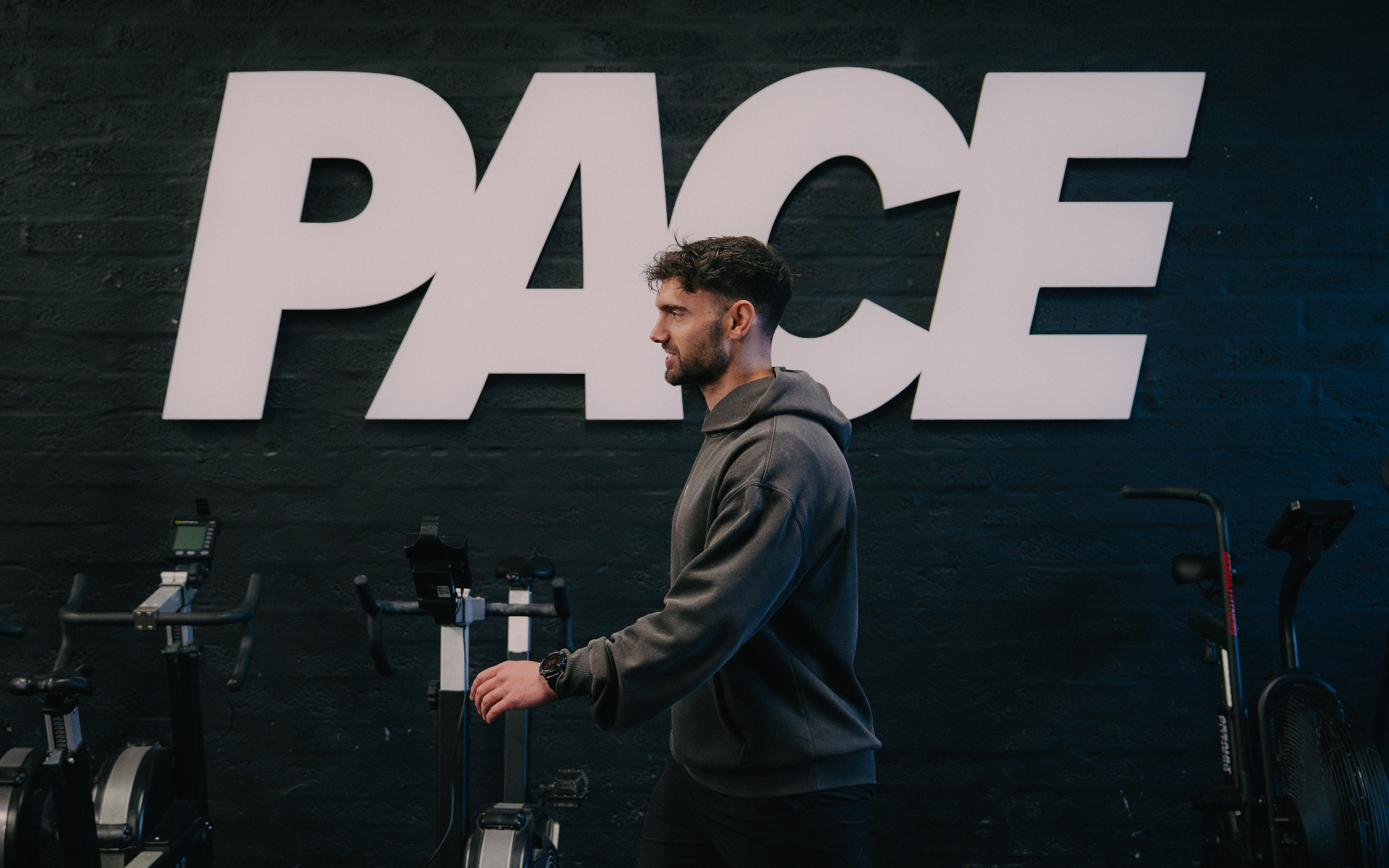 PACE Athletic Club. Connor on the gym floor